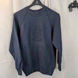 VTG Oxford University Crewneck Sweatshirt Jerzees Large Blue in VGUC